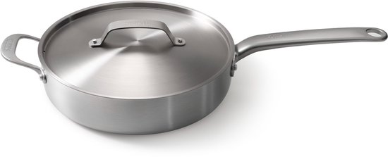 Skottsberg - Stainless Steel - Hapjespan - Inductie - Ovenbestendig - ø 28 cm - RVS - Alle warmtebronnen