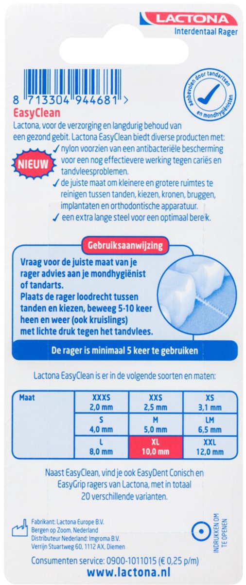 Lactona Interdental Cleaners XL - 8 stuks