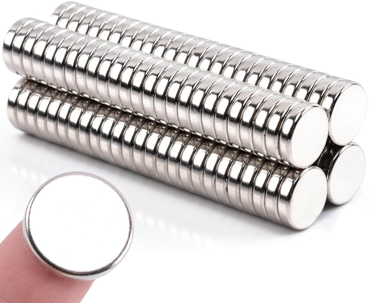 50 Ronde Neodymium Magneten 12x3mm - Extra Sterk voor Magneetbord, Whiteboard & Knutselen - Zilver