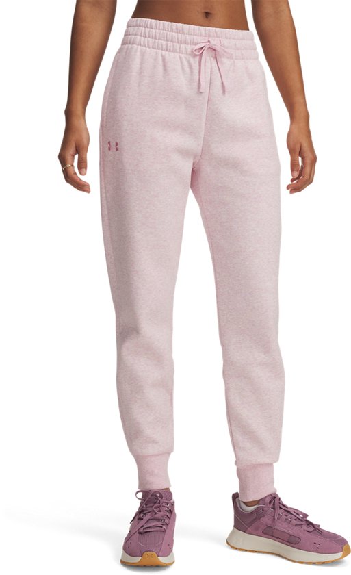 Pantalon de sport Under Armour UA Rival Fleece Jogger pour femme - Rose