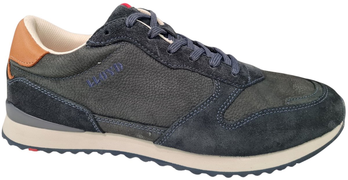 Lloyd Shoes - 23-905-18 EDMOND - Lage sneakersVrije tijdsschoenenHeren sneakers - Kleur: Blauw - Maat: 42.5