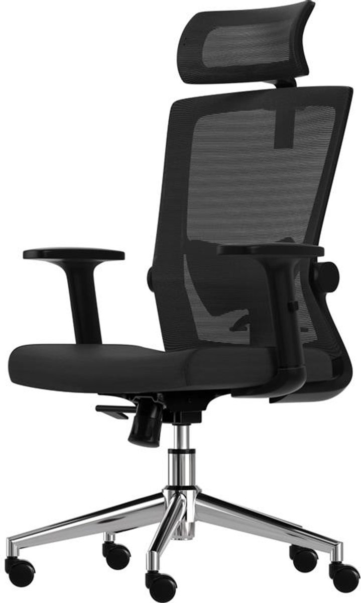 LifeGoods Ergonomische Bureaustoel met Hoofdsteun - LifeGoods - €98,99