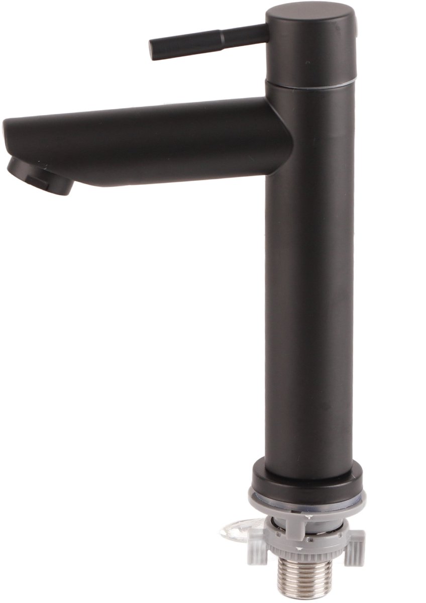 Wastafelkraan - Toiletkraan - Zilver - Eenhendelkraan - Koudwaterkraan - Roestvrij staal 304 - Keukenkraan - G1/2" kraan