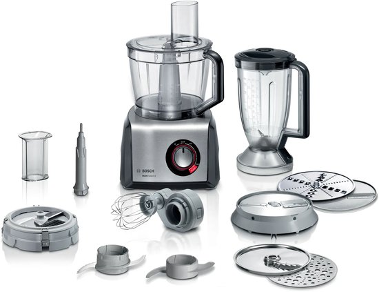 Bosch MultiTalent 8 MC812M865 - Foodprocessor - Zwart/RVS