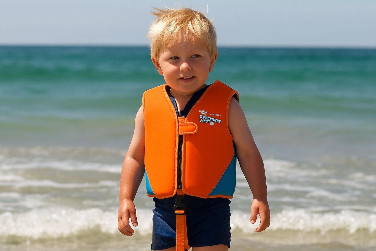 Waimea Zwemvest - 2 - 3 Jaar - 19 Kg - Neopreen - Fluororanje — afbeelding 6