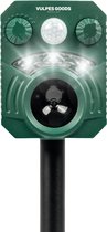 Vulpes Goods® Verjager - Ultrasone Kattenverjager op zonneenergie - Kattenschrik - Marterverjager - Dierenverjager - Waterdicht - Afweermiddel voor Ongedierte