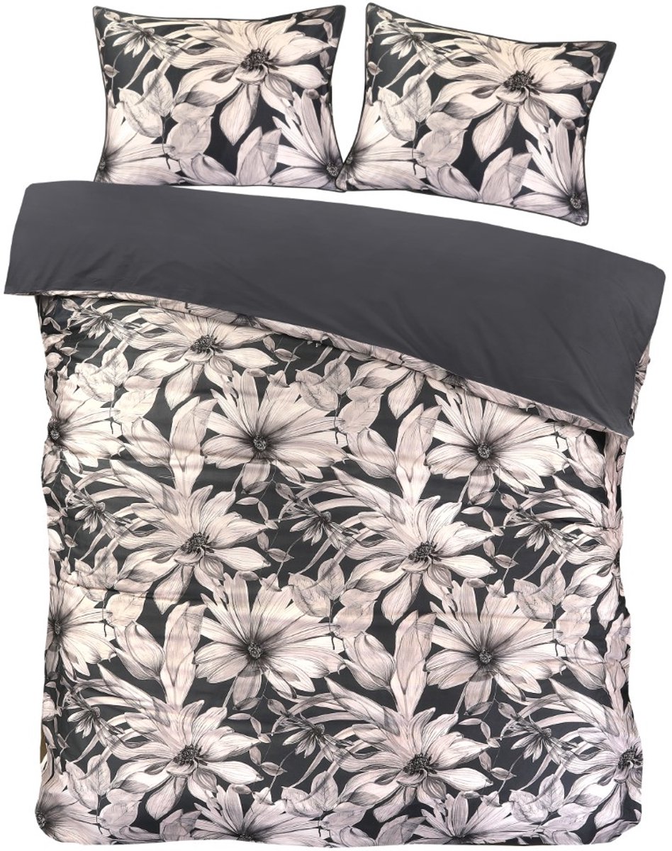 Papillon Luna Dekbedovertrek - Lits-jumeaux - 240x200/220 cm - navy