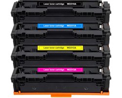 Cartouches de toner laser multipack adaptées au modèle 207A (avec puce) | Compatible avec les imprimantes HP Color Laserjet Pro M255 - M255dw - MFP M282 - M282nw - M283 - M283cdw - M283fdw
