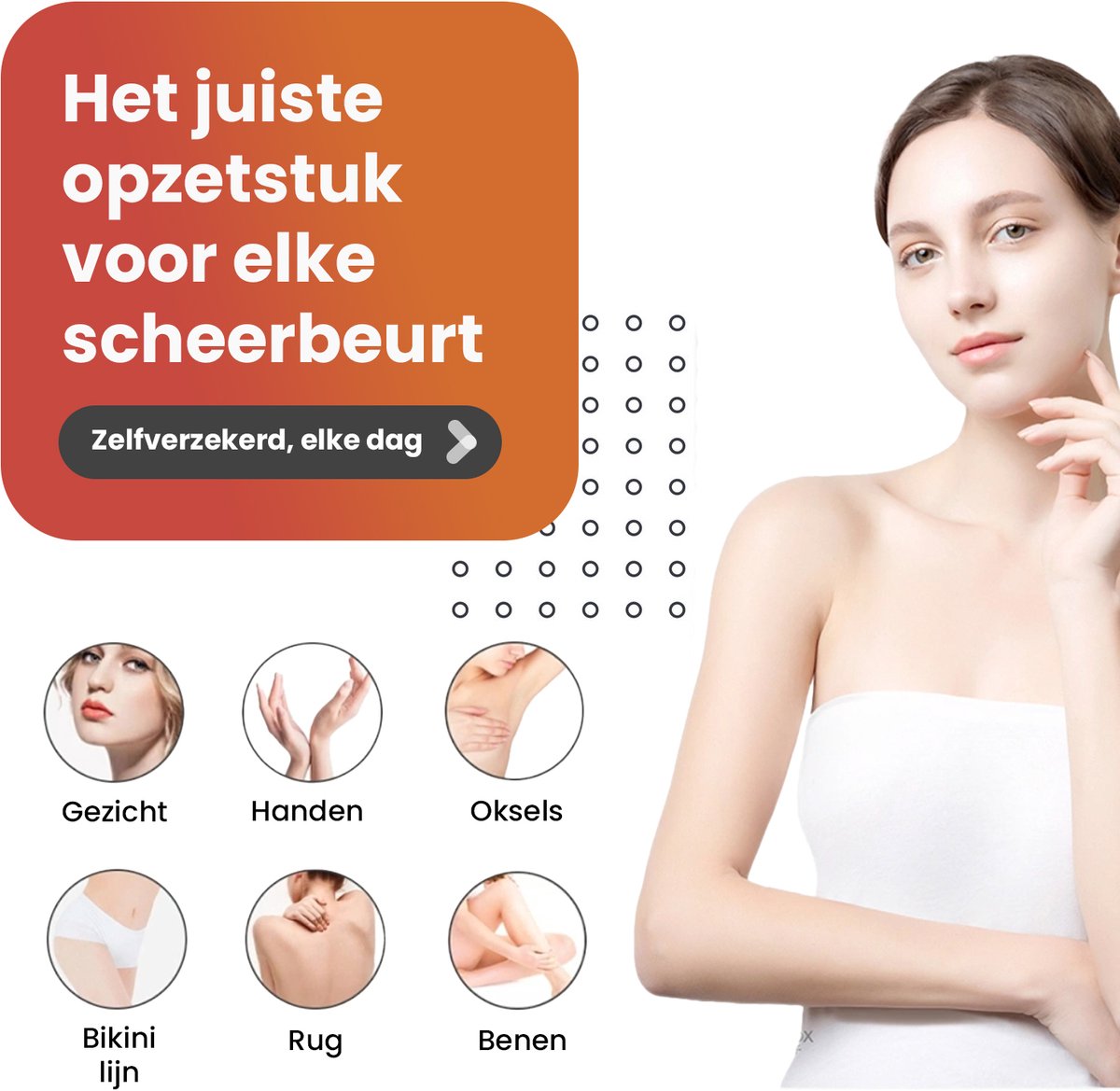 Smart-tech Ladyshave 4-in-1 Voor Vrouwen - Rose Goud thumbnail 4