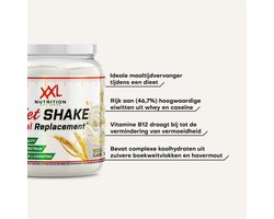 XXL Nutrition - Diet Shake - Tot 46 Gram Eiwit - Maaltijdshake, Eiwitshake, Maaltijdvervanger, Afvallen - Whey, Melkeiwit & Soja Isolaat - Mix van Voedingsstoffen - Aardbei - 1200 Gram (30 shakes)