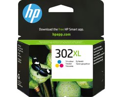 HP 302XL - Inktcartridge - Origineel - Hoge Capaciteit - Kleur