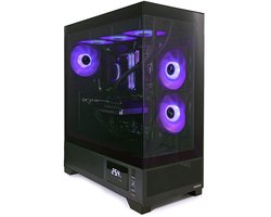 Intel i9 12900K 16-Core / RTX 5070 Ti 16GB - High-End 360 LIQUID COOLED Game PC met Temperatuur Display - 32GB DDR5 RGB - 1TB M.2 SSD - MSI B760 Gaming Plus - WiFi 6E|Bluetooth 5.3|LAN 2.5Gbps - Gamdias Atlas M1 Aquarium Case