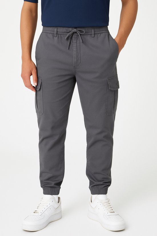 VMSUCIJ Heren Joggers Katoen Multi-Pocket Cargo Broek Relaxed Fit Werk Wandelen Golf UK, Zwart 05, L VMSUCIJ Heren Joggers Katoen Multi-Pocket Cargo Broek Relaxed Fit Werk Wandelen Golf UK, Zwart 05, L