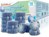 ShineMax Toiletblokjes Inbouwreservoir - 18 Stuks - Stortbakblokjes - WC Blokjes - Toiletverfrisser - Blauw