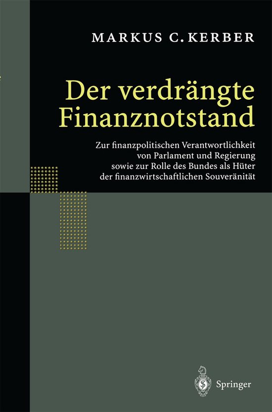 Der verdrängte Finanznotstand - cover