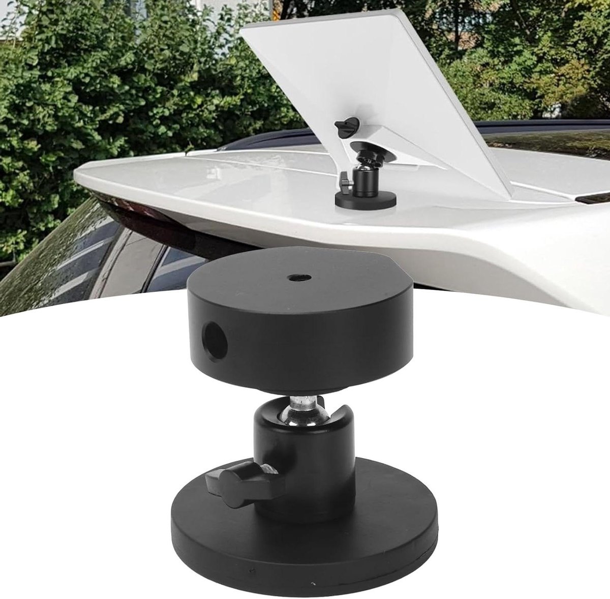 Inovra Plus - Magnetische Auto Dak Mount voor Sterrenkijker Mini: Verstelbare Hoek, Satelliet Montagekit voor Busje Boot Vrachtwagen