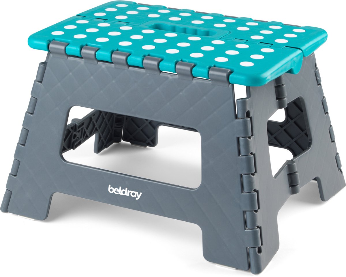 Beldray Opvouwbaar Krukje – Draaggreep - Lichtgewicht - Max 150KG
