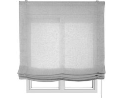 Storesdeco - Vouwgordijn zonder stokken, met ketting, Grijs 90x175 cm.