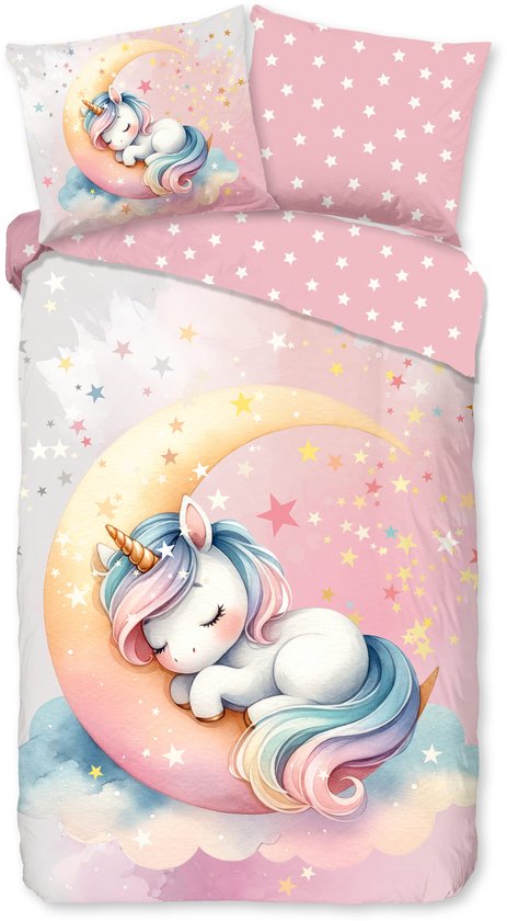 Good Morning Kinderdekbedovertrek Magical Moon Unicorn