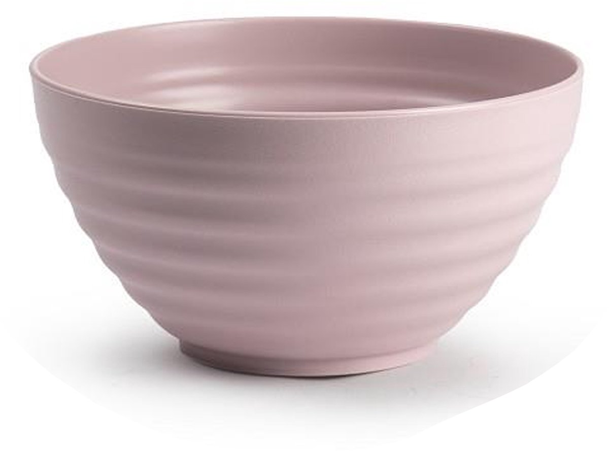 Plasticforte Soepkommen - D15 x H8 cm - oud roze - kunststof - onbreekbaar - servies