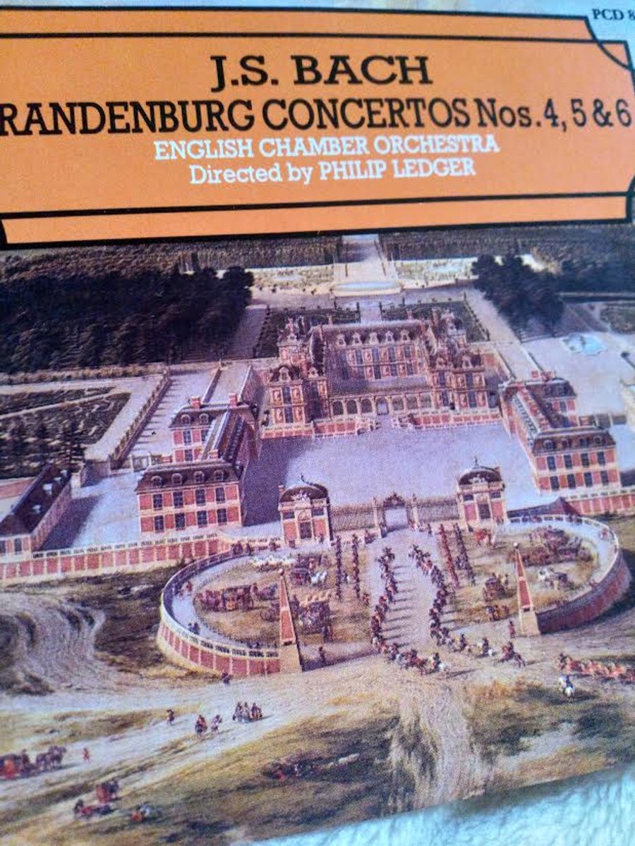 1-CD BACH - BRANDENBURG CONCERTOS 4-6 - ENGLISH CHAMBER ORCHESTRA / PHILIP LEDGER