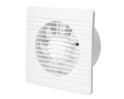 Afzuigventilator 100mm – Ventilatie Badkamer/WC/Keuken – Stil & Krachtig – Voor Isolatieruimte/Woonruimte – Wit – 100mm – 1 stuk
