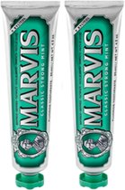 Marvis Classic Strong Mint Toothpaste 85ml [set of 2 - 85ml x 2]