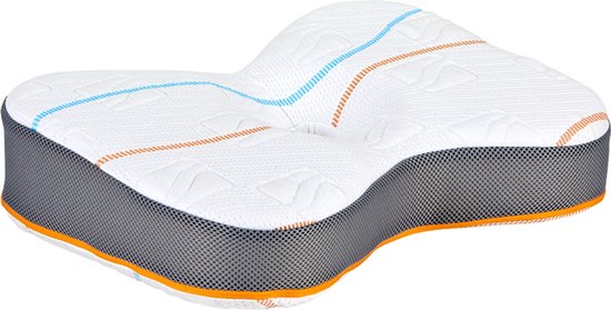 M line Athletic Pillow | Hoofdkussen | Tegen rug- en nekklachten | Maximale ventilatie | Ergonomisch | Anti allergeen | Wasbaar op 60° |