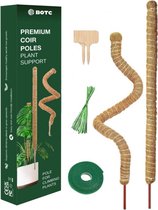 BOTC Mosstok voor Planten - 6-Delig - Plantenstok - Plantensteun - Perfect voor Monstera, Pothos en Meer