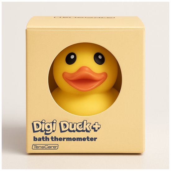 TensCare - Digi Duck Badthermometer - Digitaal - BPA-vrij - Eend thermometer van Merkloos — afbeelding 4