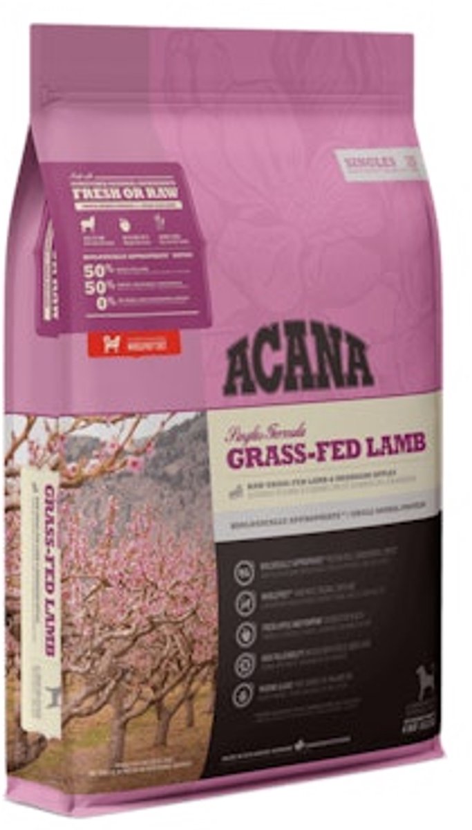Acana Acana Singles Grass-fed Lamb & Okanagan Apple Dog - 2 x 11,4 kg