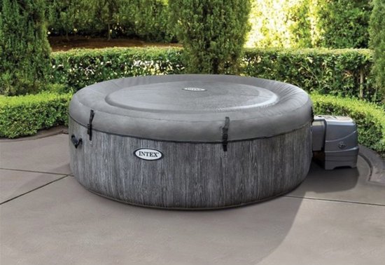 Intex afdekzeil PureSpa Greywood Deluxe, 11841W, 4 personen | bol