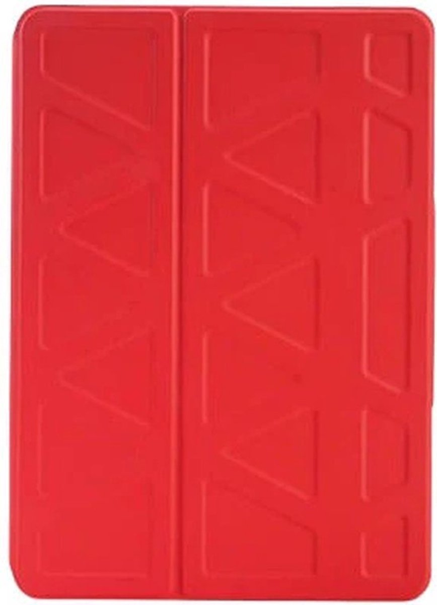 BELK 3D Smart Protection Case for iPad 10.9 ( 2022) Built-in Appel Pencil Holder Red
