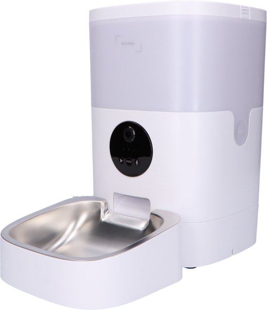 Pets Pride Automatische Voerbak Kat - 4 Liter - Voerautomaat - Voerdispenser - Full HD camera - App