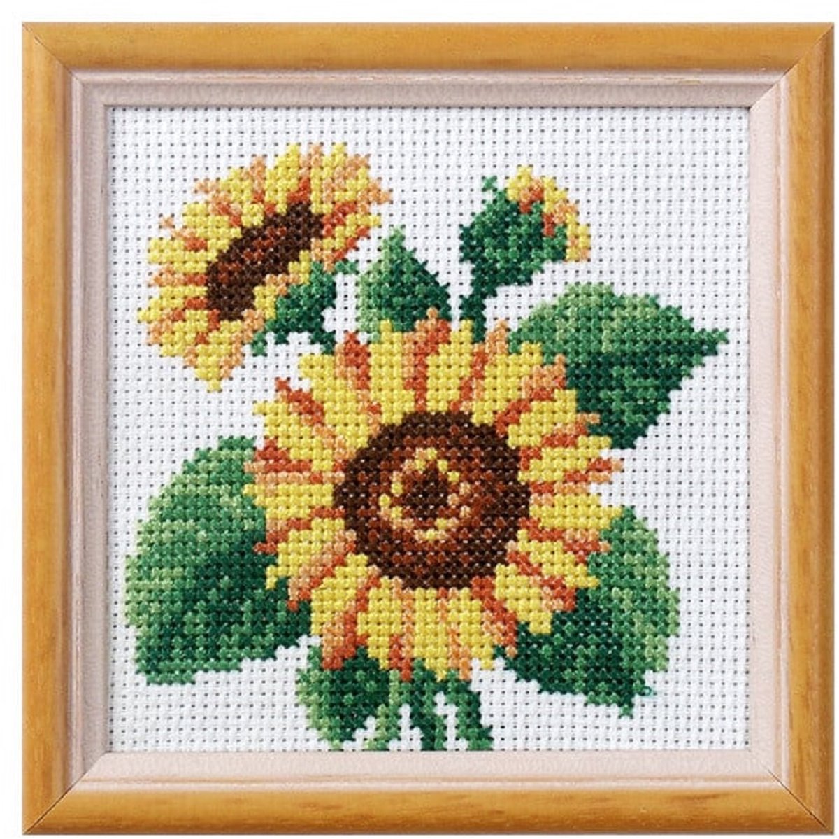 Borduurpakket - Voorgedrukt - Zonnebloemen