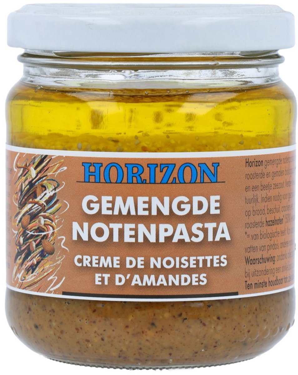 Horizon Gemengde Notenpasta 6 x 175GR - Voordeelverpakking