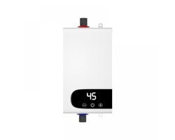 Elektrische Doorstroom Verwarmer - 5500W - Waterdichte Elektrische Doorstroomverwarmer - Geschikt Voor Onder de Gootsteen - Mini-schat voor Snel Verwarmende Keukens - Doorstroomboiler - Elektrische Warmwaterboiler - Instant Verwarming Boiler - Wit