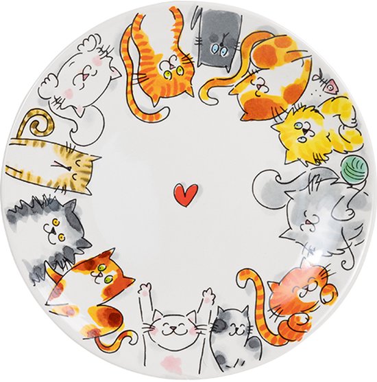 Blond Amsterdam, Specials, Dier: bord 22 cm Cat