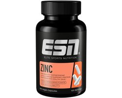 ESN Zink, 120 Capsules, Zinkbisglycinaat, 25 mg Zink per Capsule - Vegan