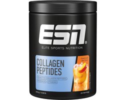 ESN Collagen Peptides, Peach Iced Tea, 300 g – 20 Porties Collageenpoeder met Vitamine C & Mineralen