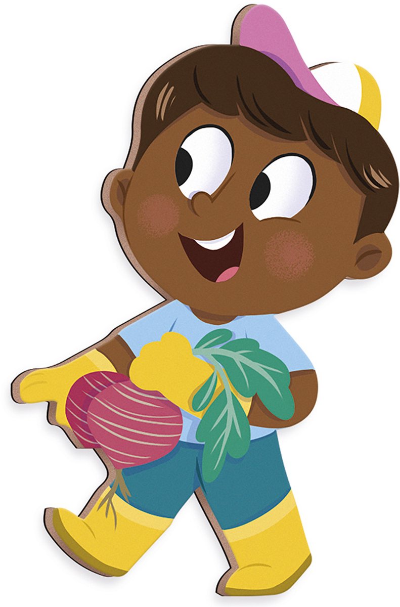 Janod - Magneti Stories - De moestuin – Educatieve magneetset — afbeelding 10