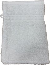 Washand 450 gr/m2 - 100% Katoen - Wit - 16x21cm - Washandjes Per 12 Stuks