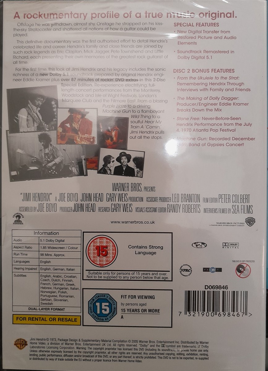 A Film About Jimi Hendrix (Import)