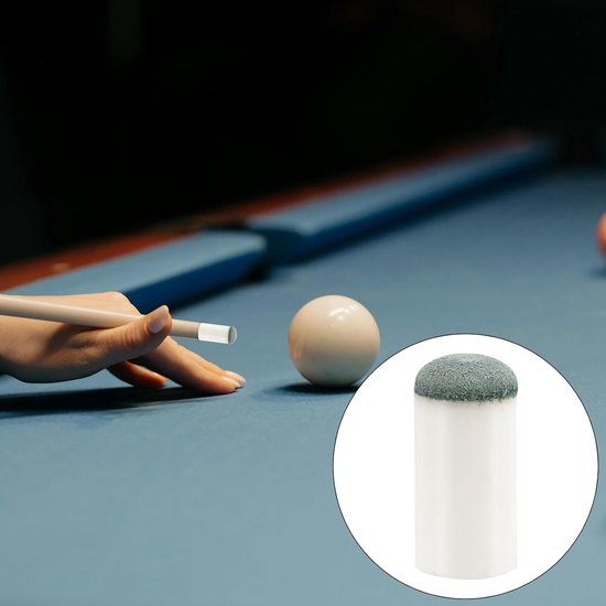 Allecto Plus - 40 stuks Pool Cue Tips zonder lijm of gereedschap - 12mm 13mm - Snooker en Pool Keu Tips. — afbeelding 2