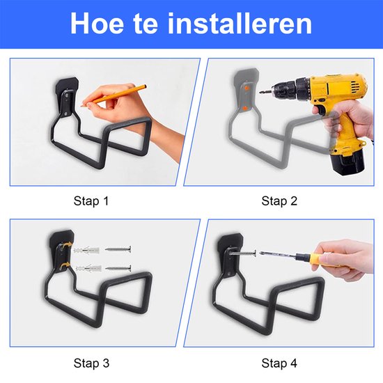 Kingson Waterslanghouder vrijstaand, tuinslanghouder voor 45 m slang, robuuste tuinslang opbergslangstandaard met opbergmand, afneembaar voor buitentuin gazon