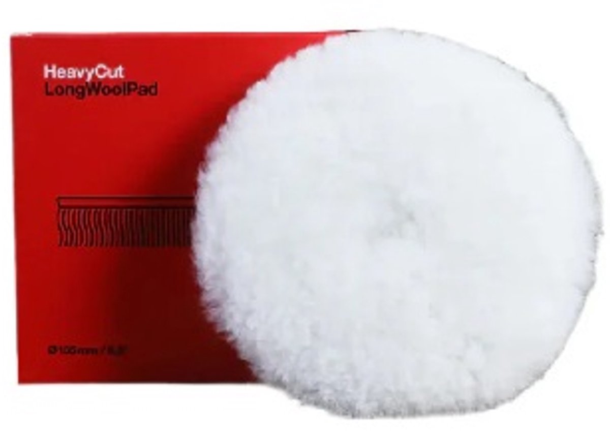 KOCH CHEMIE HEAVY CUT LANGE WOL POLIJST PAD 125MM