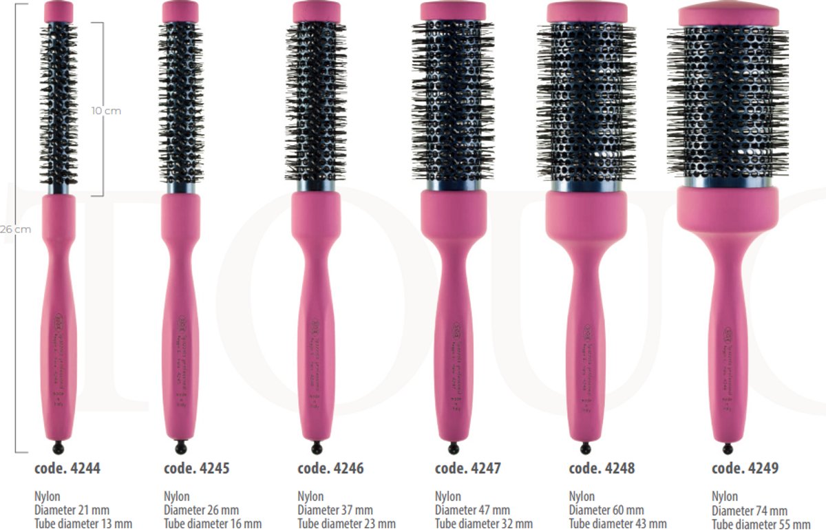 3ME Borstel nr 4246 FUCSIA 37MM