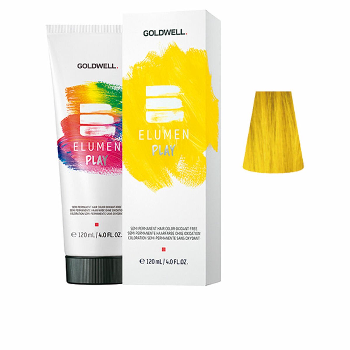 Goldwell Elumen Play Yellow 120ml - Ready To Use True Semi Permanent Color