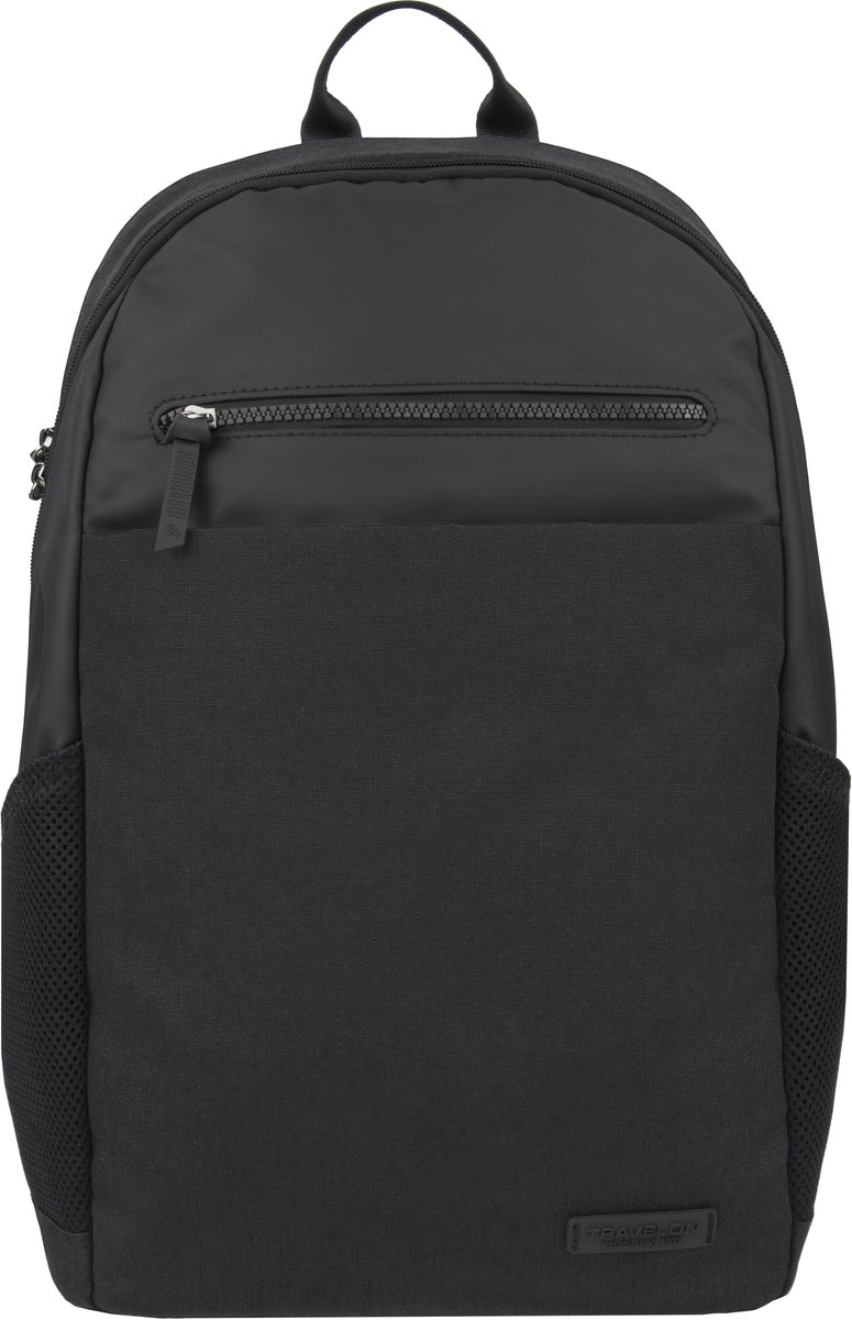 Travelon Metro Anti-diefstal Backpack – Rugzak met RFID, snijbestendige band en laptopvak – Zwart