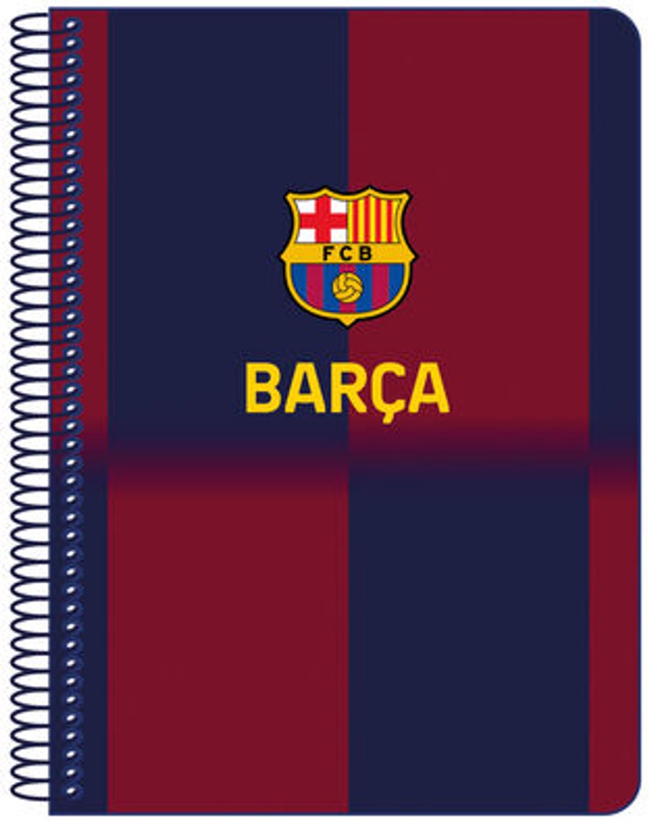 Notitieboekje F.C. Barcelona Blauw Kastanjebruin A5 80 Lakens